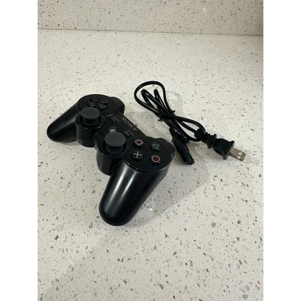 Sony PlayStation 3 PS3 CECH-2001a Console W/1 Controller Cords Games TESTED